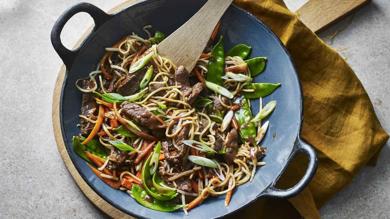 Beef chow mein
