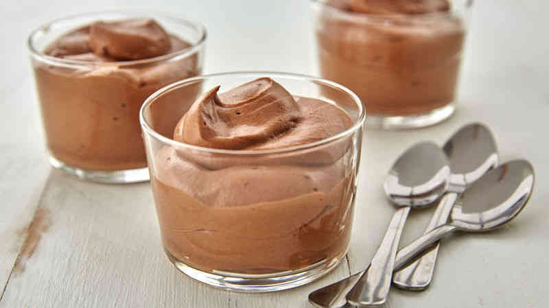 Salted caramel and chocolate mousse