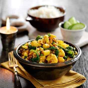 Fragrant vegetable curry